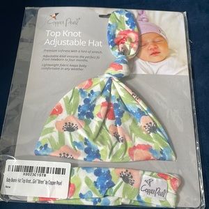 NWT: Copper Pearl Top Knot Adjustable Hat: Wren